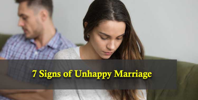 Signs of Unhappy Marriage